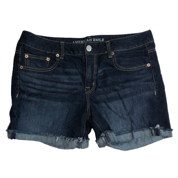 American Eagle Outfitters Pants - AEO dark wash midi shorts
